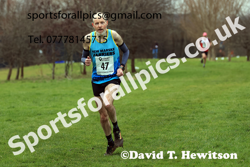 Mens 35s to 64s and, 2025 NEMAA Cross Country Champs., Acklam, Middlesbrough. Photo: David T. Hewitson/Sports for All Pics
